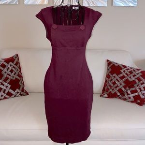 Calvin Klein | Maroon dress